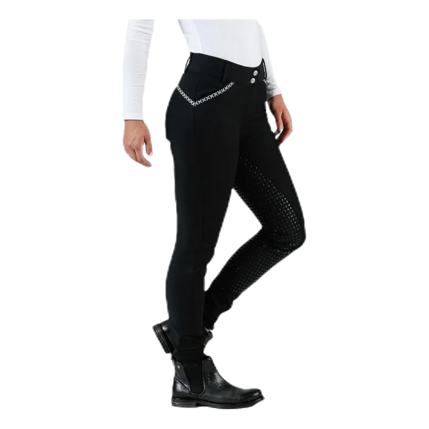 Catago Emily Riding Pants w. Silicon Black