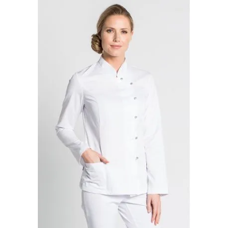 Chaqueta blanca con trevillas