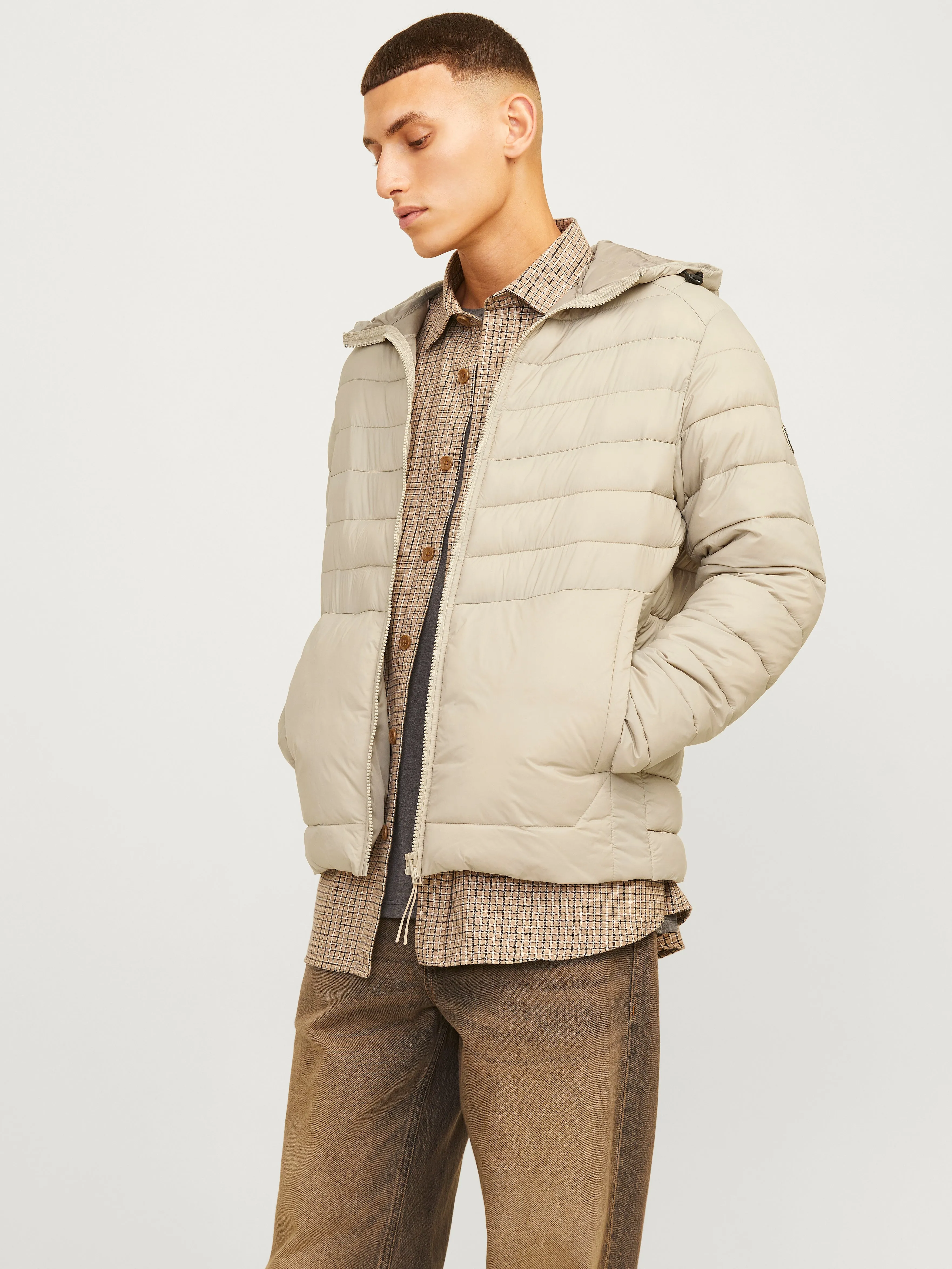 Chaqueta corta acolchada | Beige | Jack & Jones®