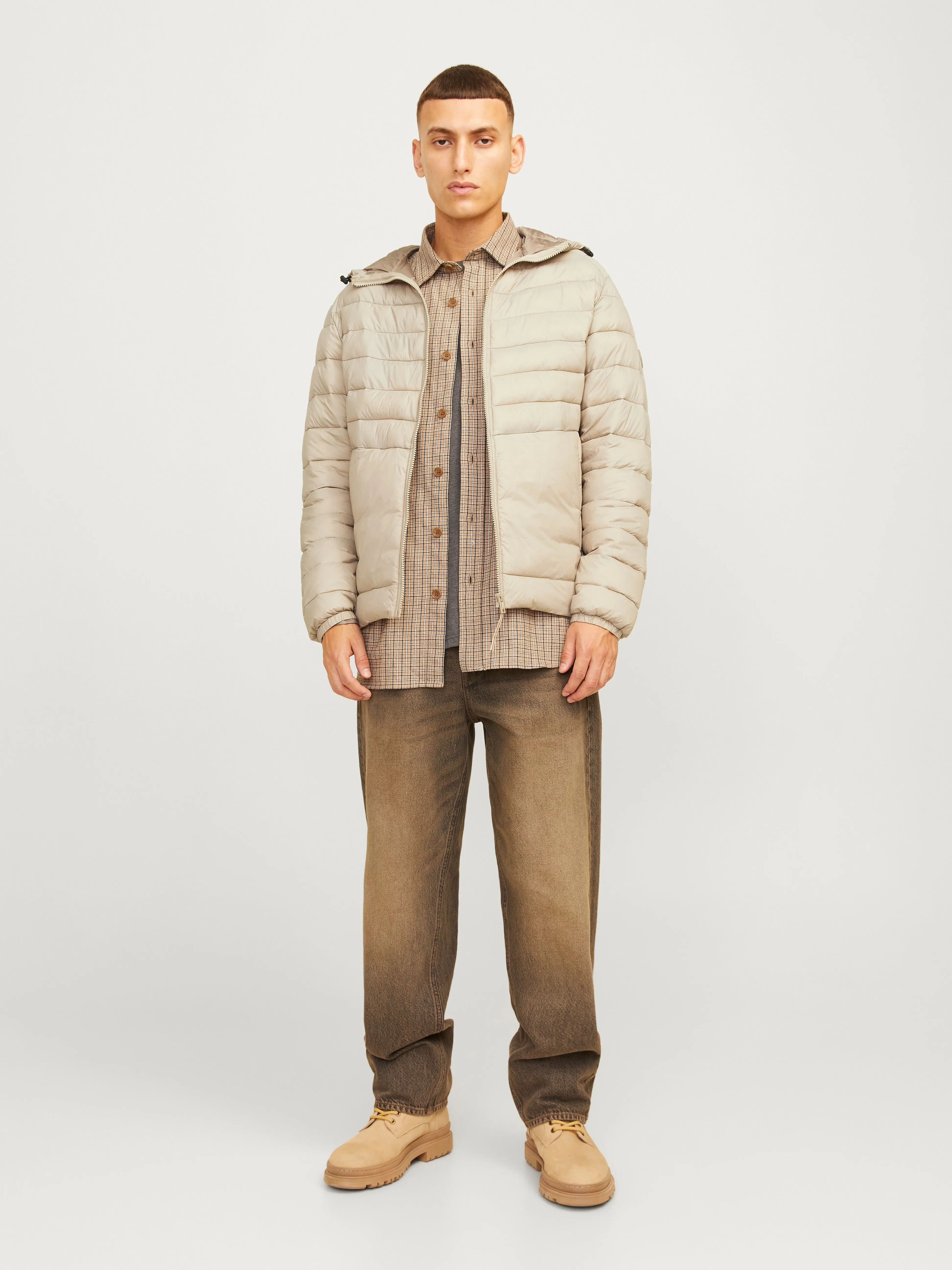 Chaqueta corta acolchada | Beige | Jack & Jones®