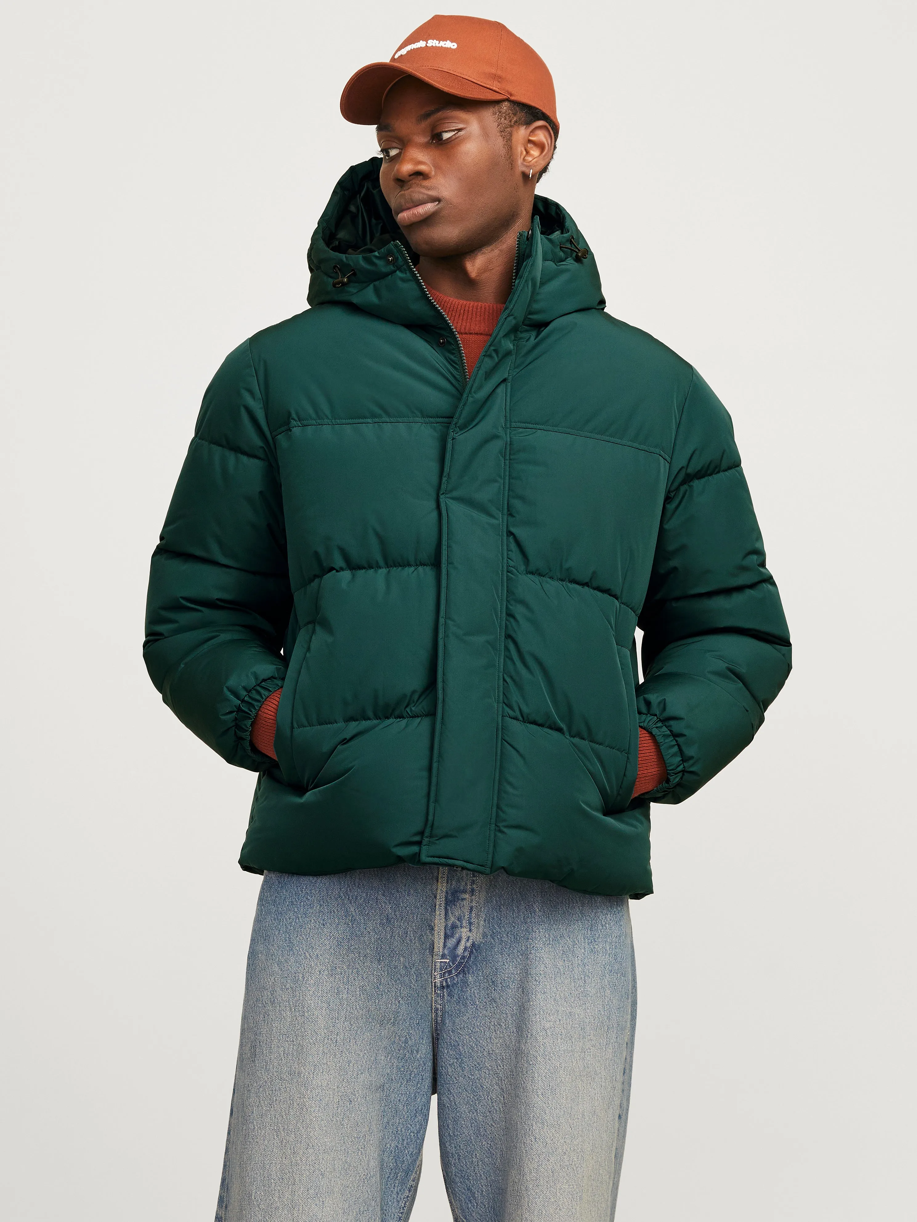 Chaqueta corta acolchada | Verde intermedio | Jack & Jones®