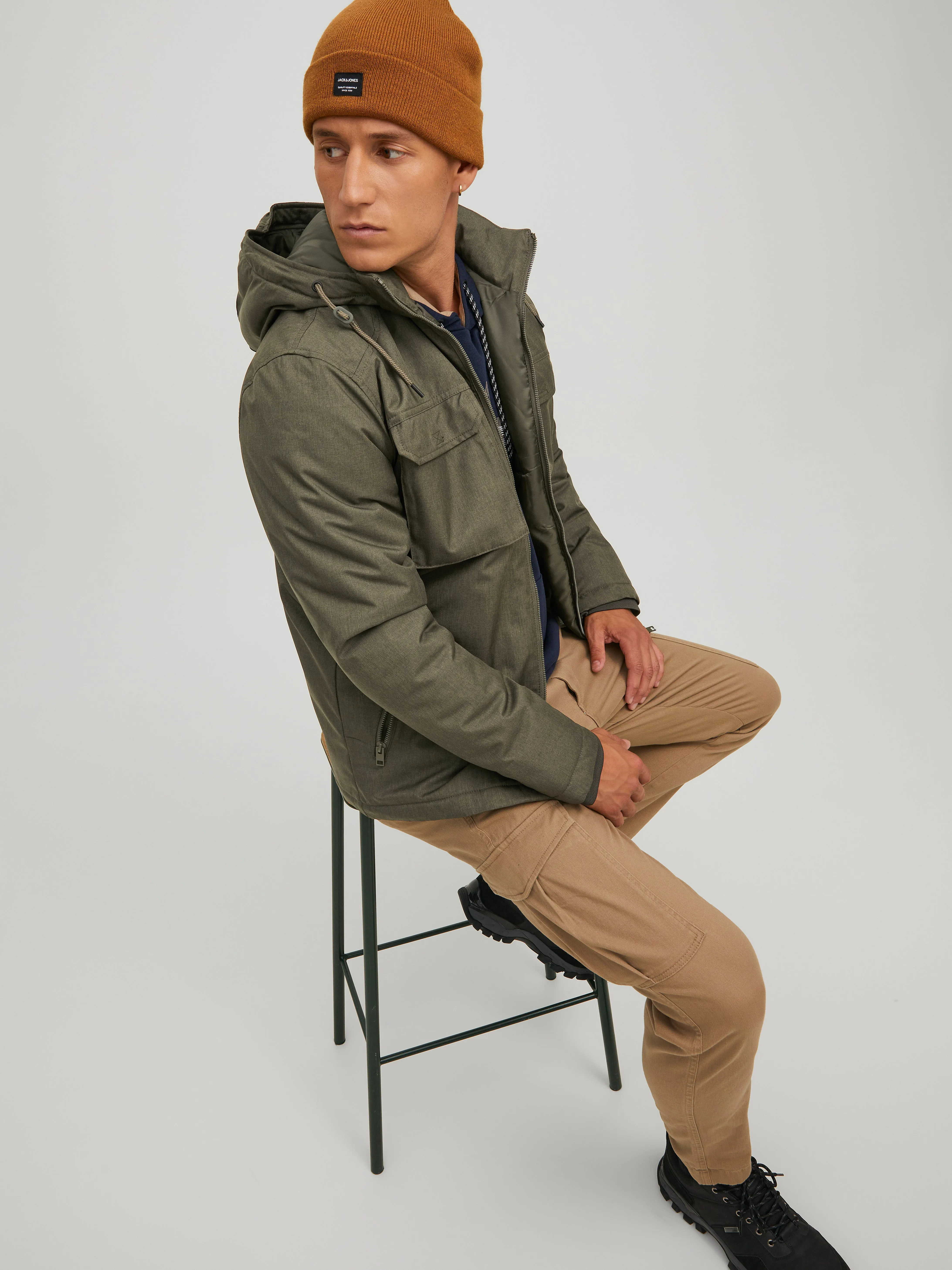 CHAQUETA LIGERAS | Verde oscuro | Jack & Jones®