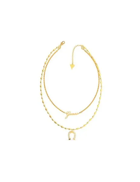 colgante guess get lucky herradura gold