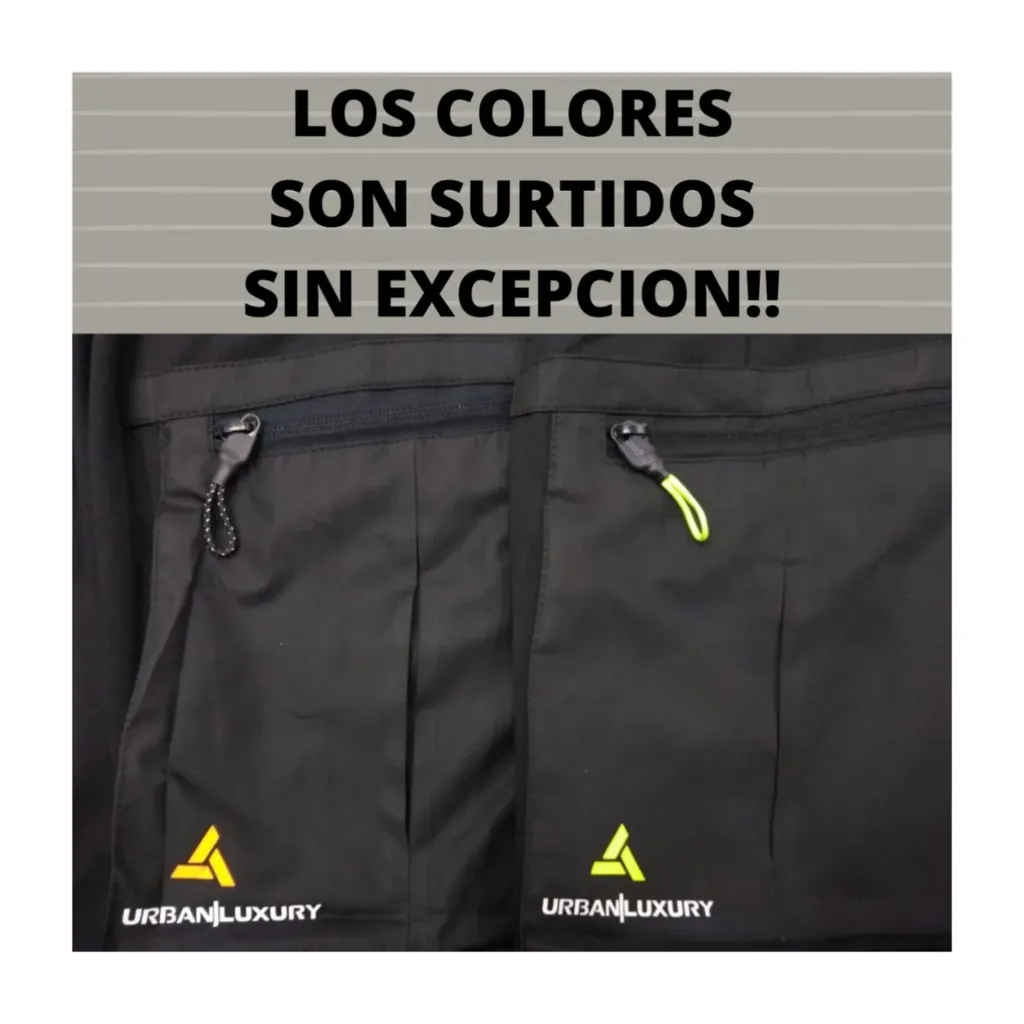 Combo Deportivo! Camiseta Termica Reflectiva Negro + Pantalón Cargo Negro