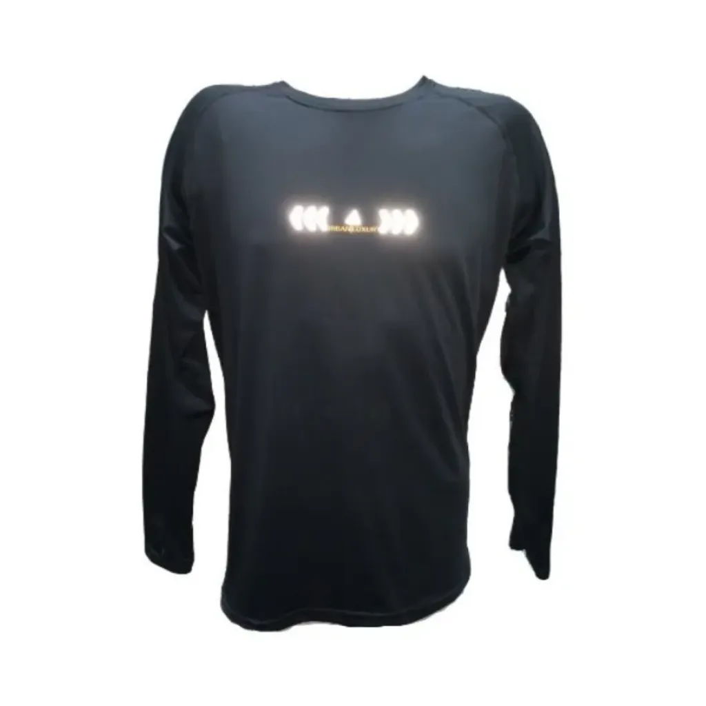 Combo Deportivo! Camiseta Termica Reflectiva Negro + Pantalón Cargo Negro