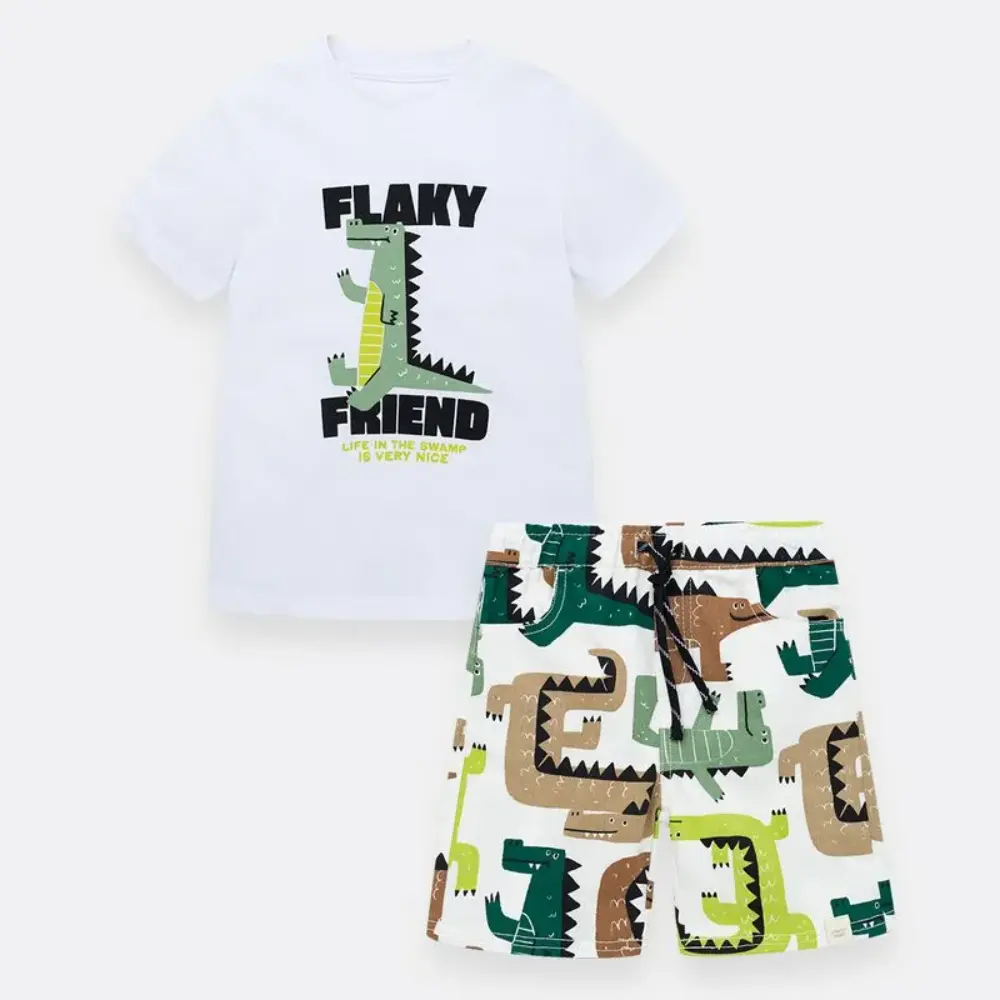 Conjunto de camisa manga corta + bermuda