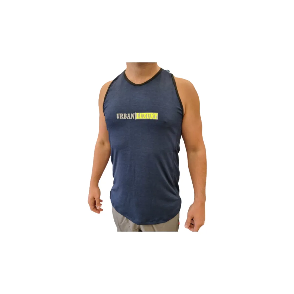 Conjunto! Musculosa Hombre Az+ Bermuda Lisa Microfibra