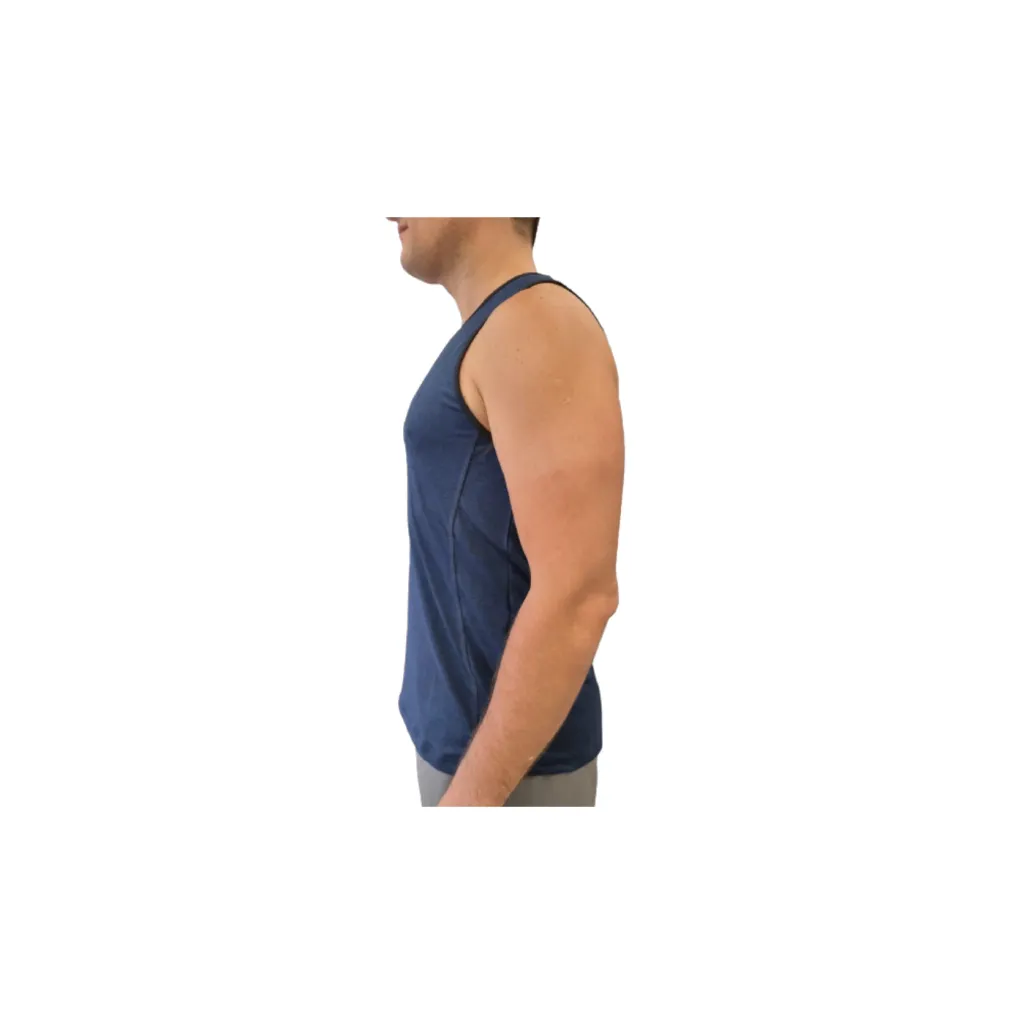 Conjunto! Musculosa Hombre Az+ Bermuda Lisa Microfibra