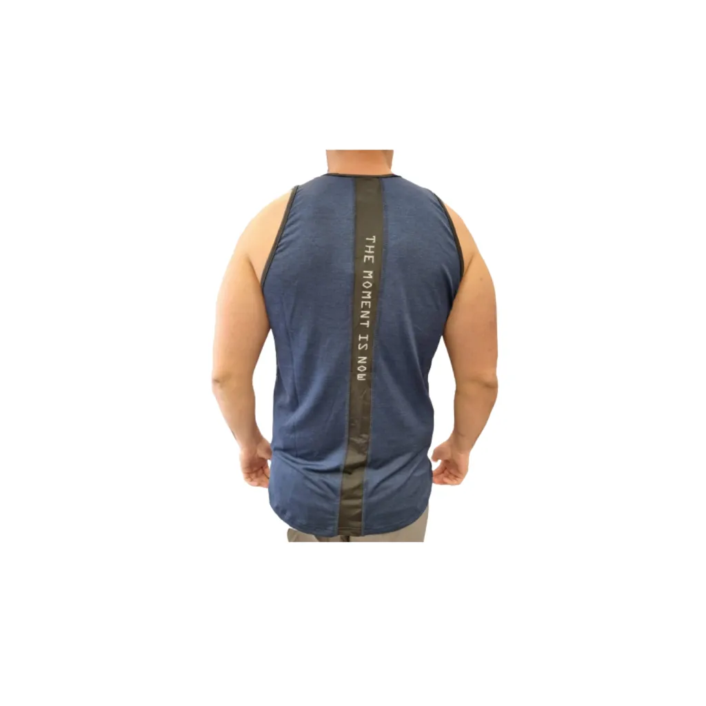 Conjunto! Musculosa Hombre Az+ Bermuda Lisa Microfibra