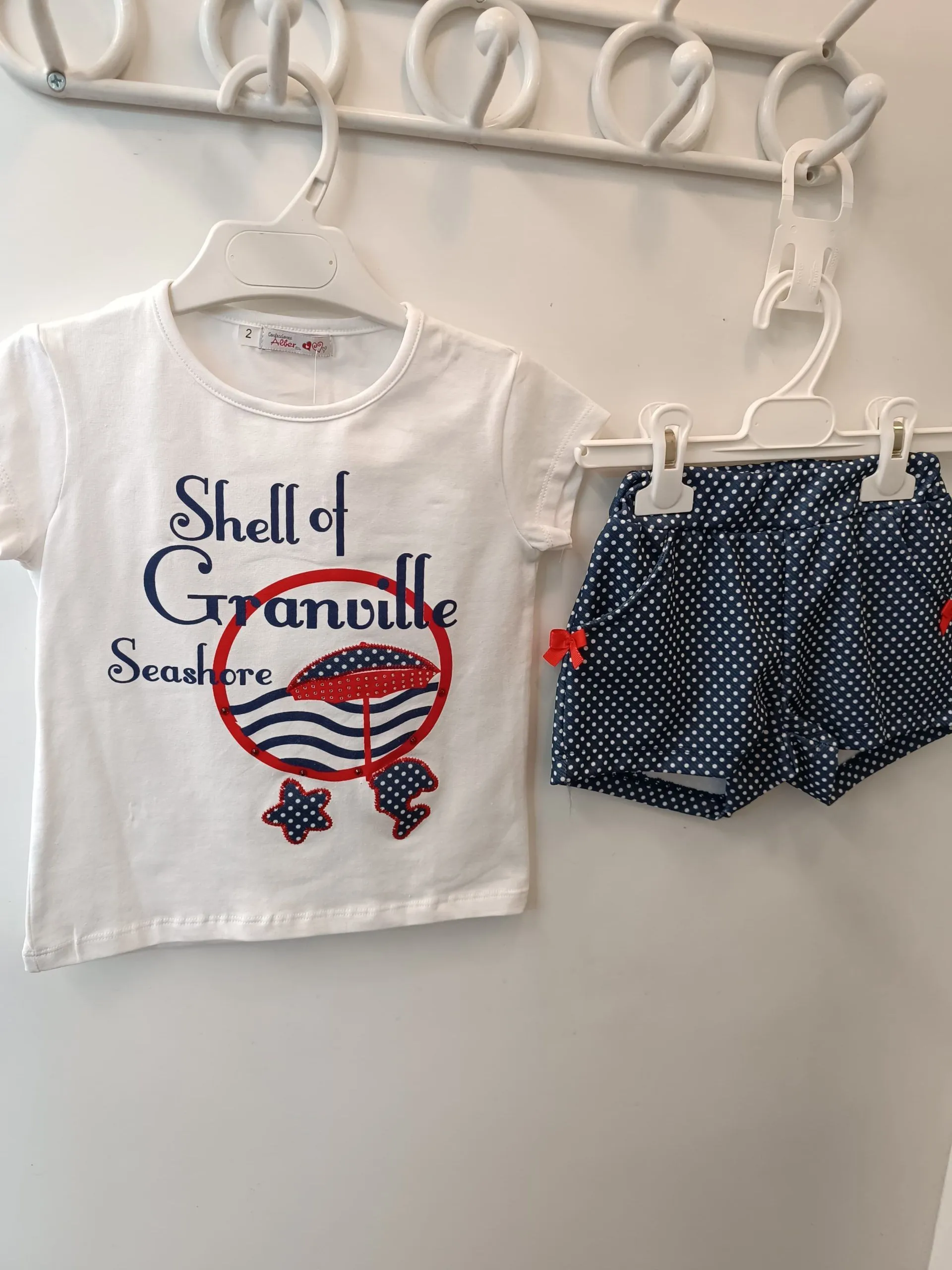 Conjunto Niña Delfin Lunares Confecciones Alber