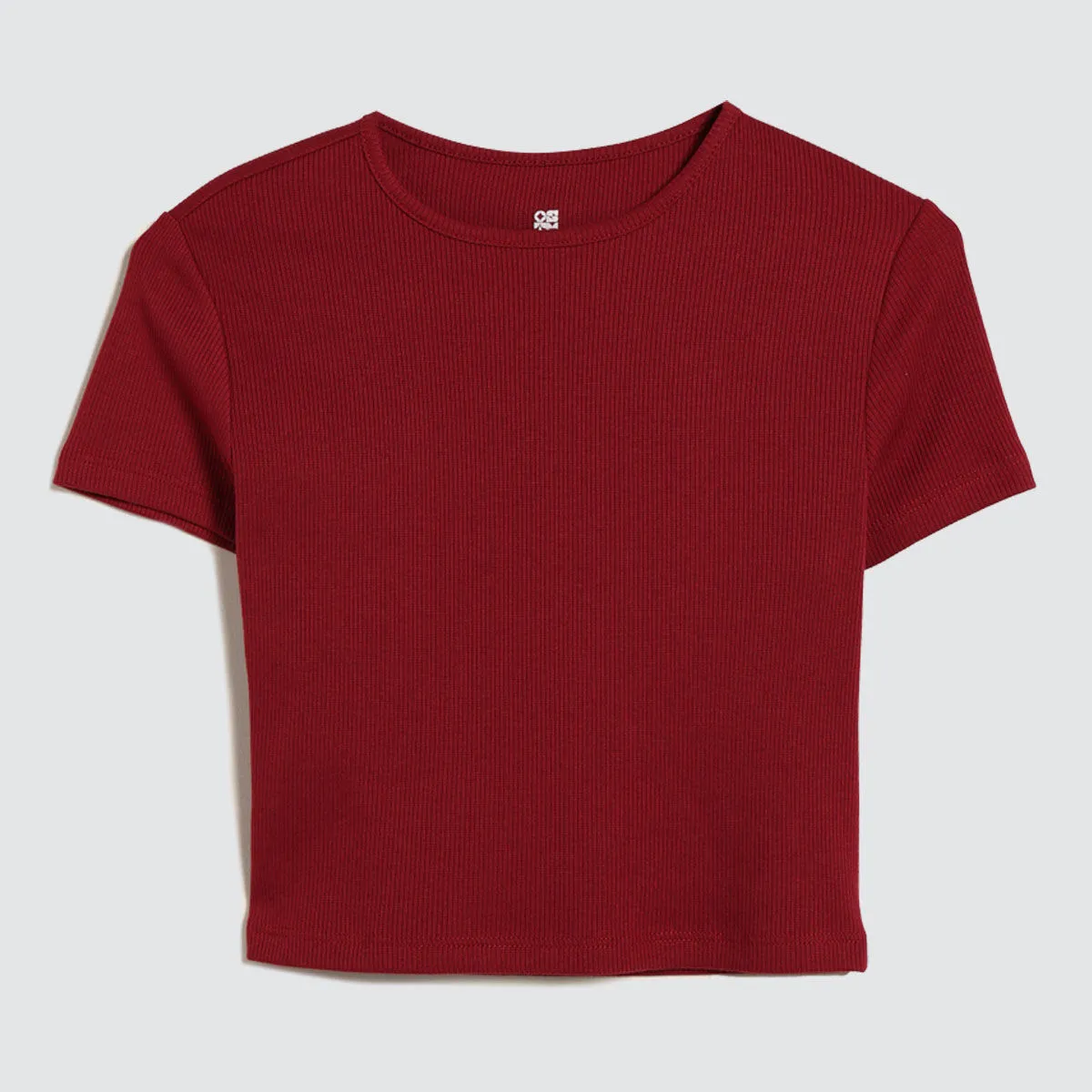 Crop Top Manga Corta