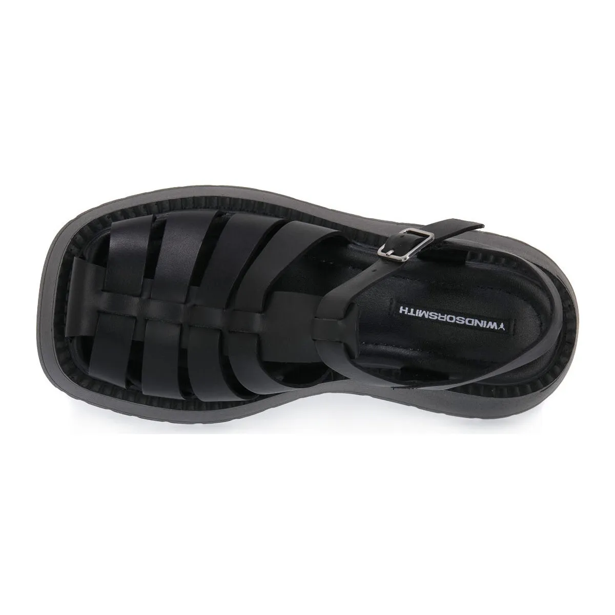 CRUSH BLACK LEATHER