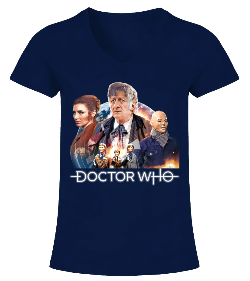 DOCTOR WHO (19631989) NV 014 CAMISETA CUELLO PICO MUJER