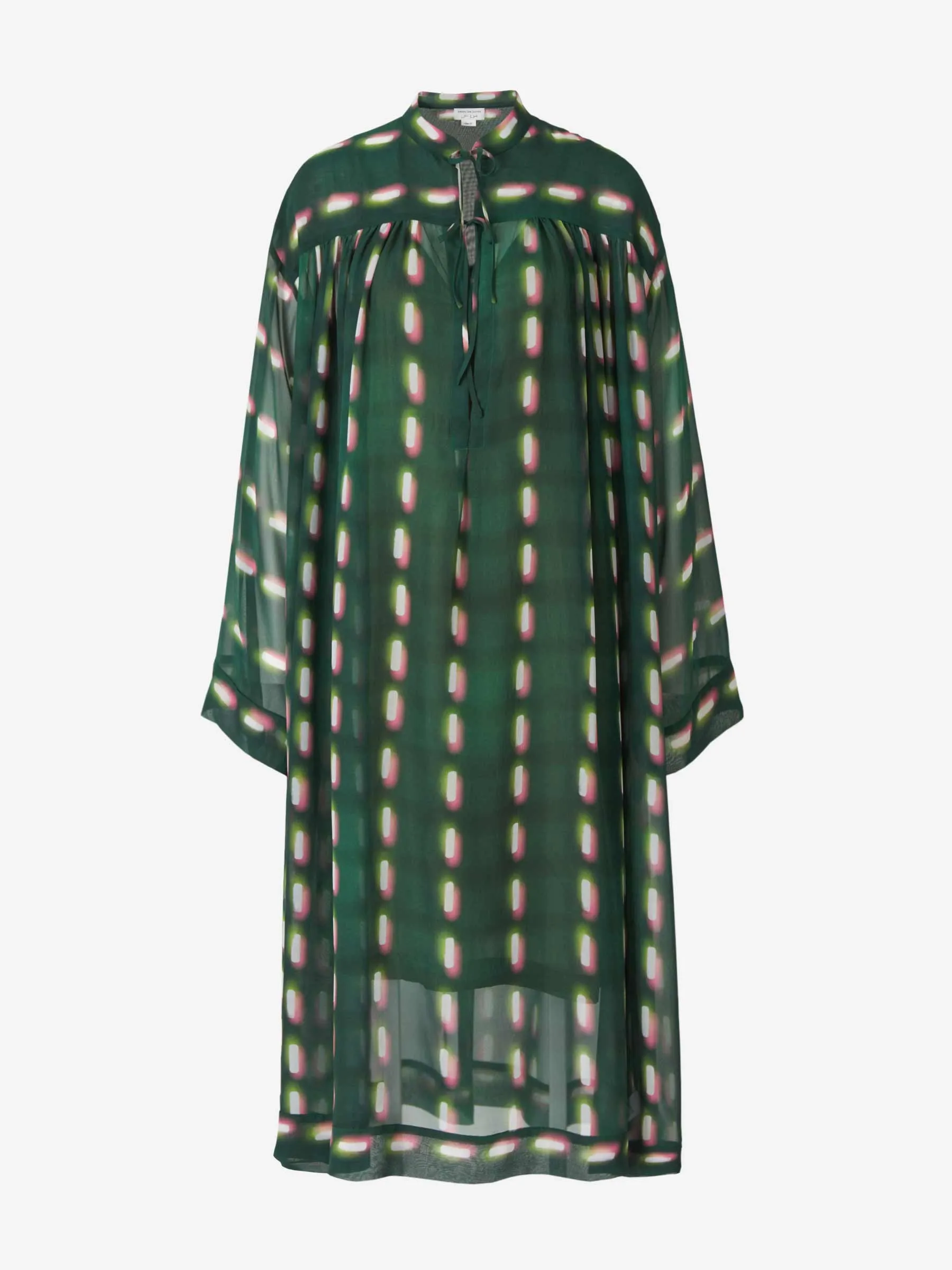 Dries Van Noten Vestido Estampado Estilo Túnica