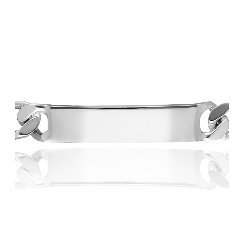 Esclava "Cavalier" Plata primera ley 23cm