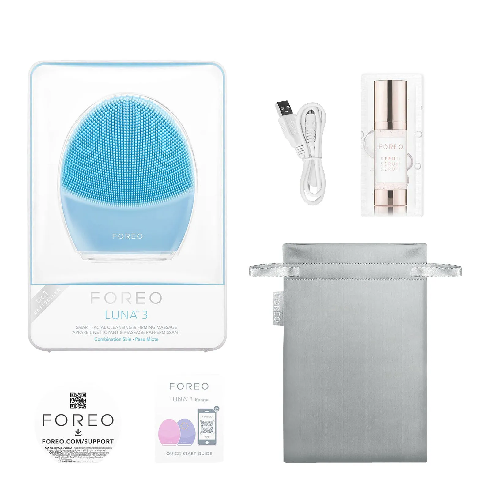 FOREO LUNA 3 PARA PIELES MIXTAS EN   BLUE