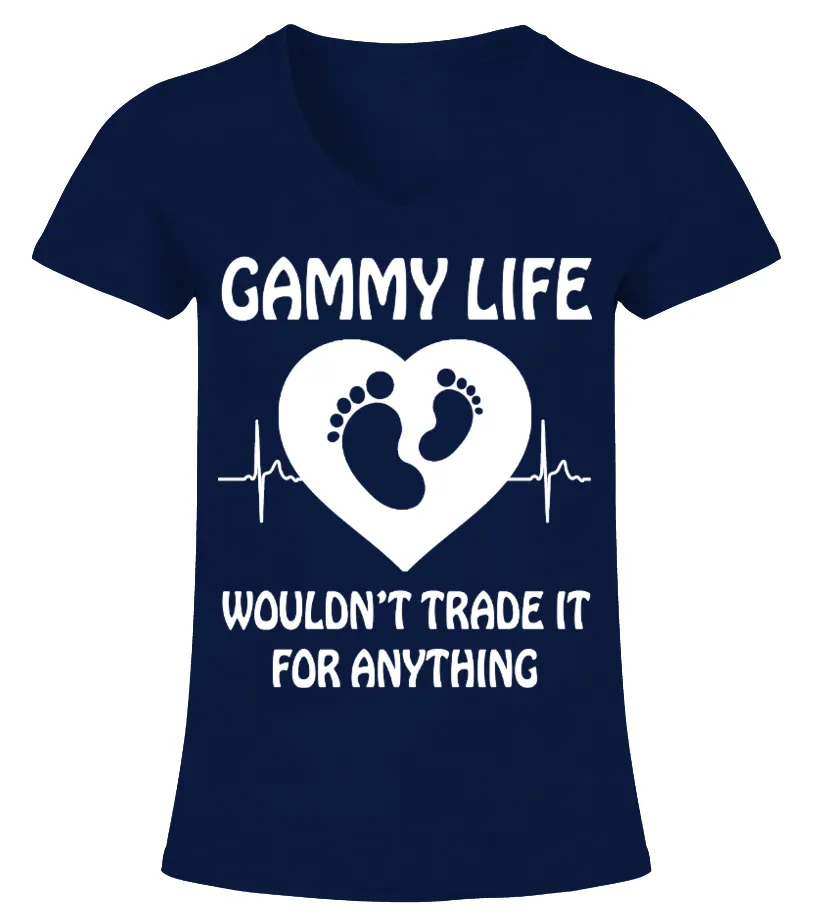 GAMMY LIFE (1 DAY LEFT  GET YOURS NOW CAMISETA CUELLO PICO MUJER