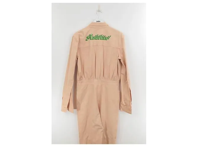 Heron Preston Mono de algodon Beige 