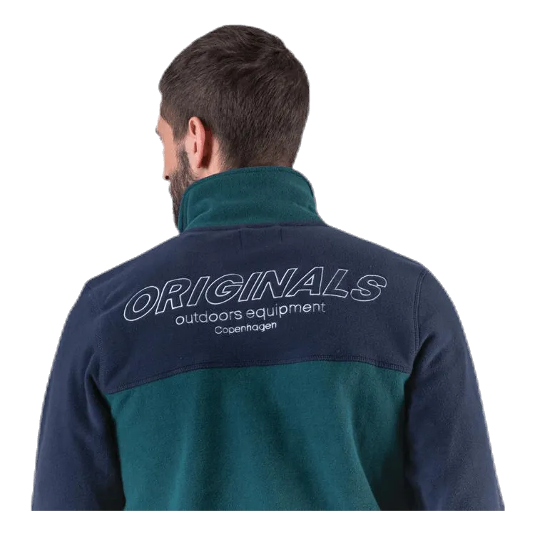 Jack & Jones North Sweat Half Zip Blue