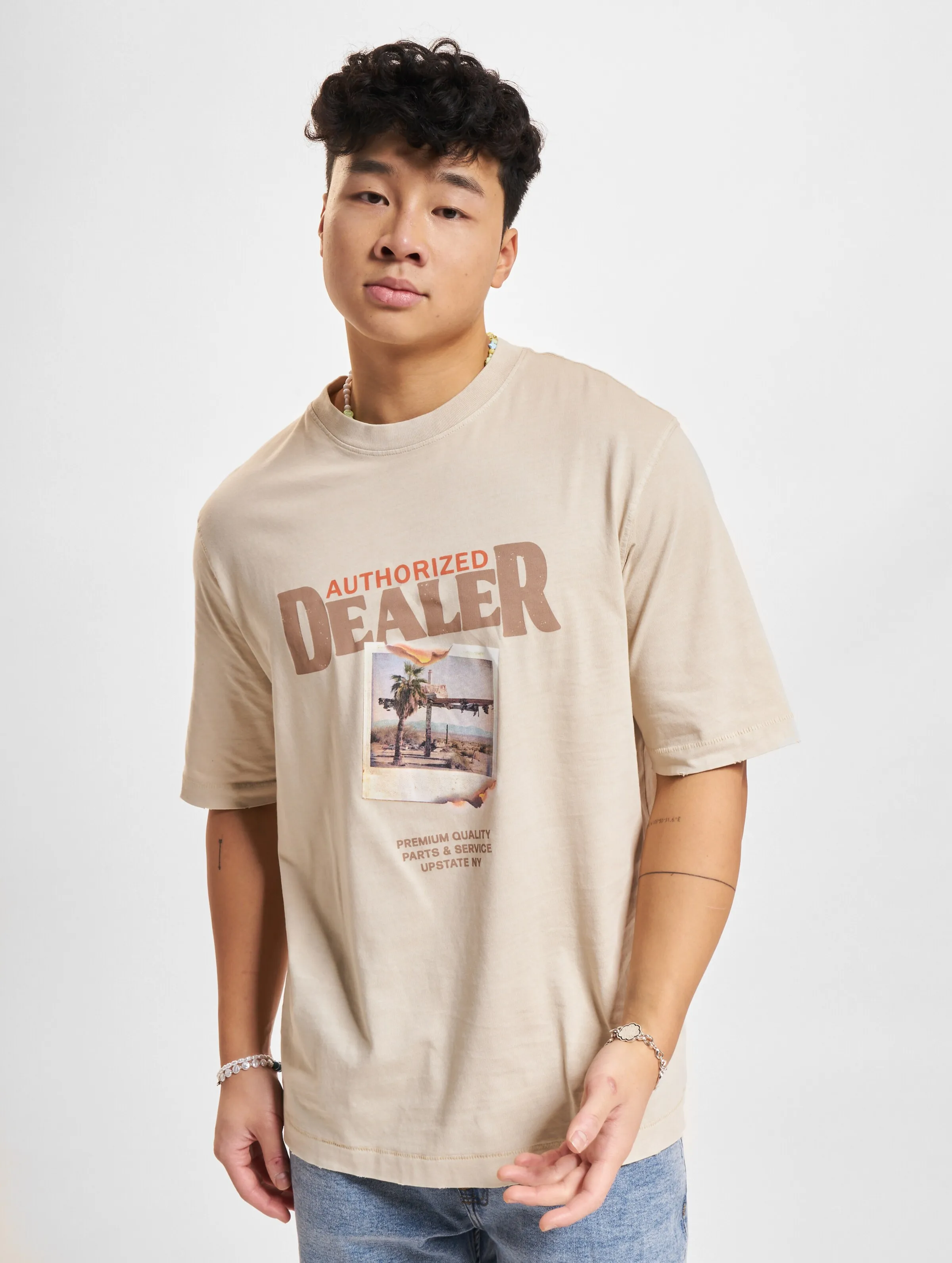 Jack & Jones Racer Photo Crew Neck