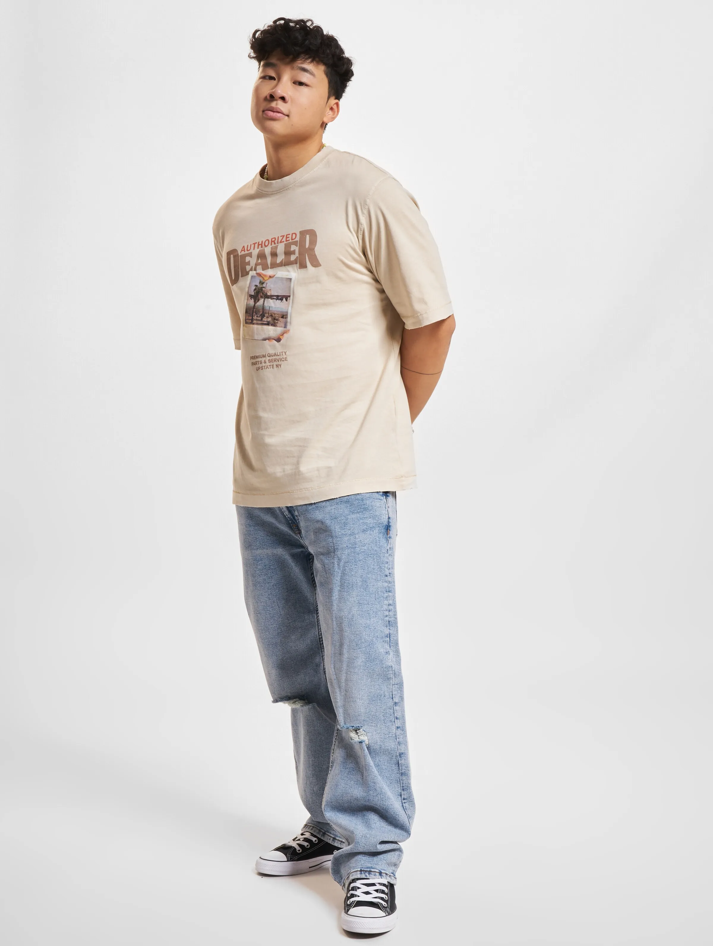 Jack & Jones Racer Photo Crew Neck