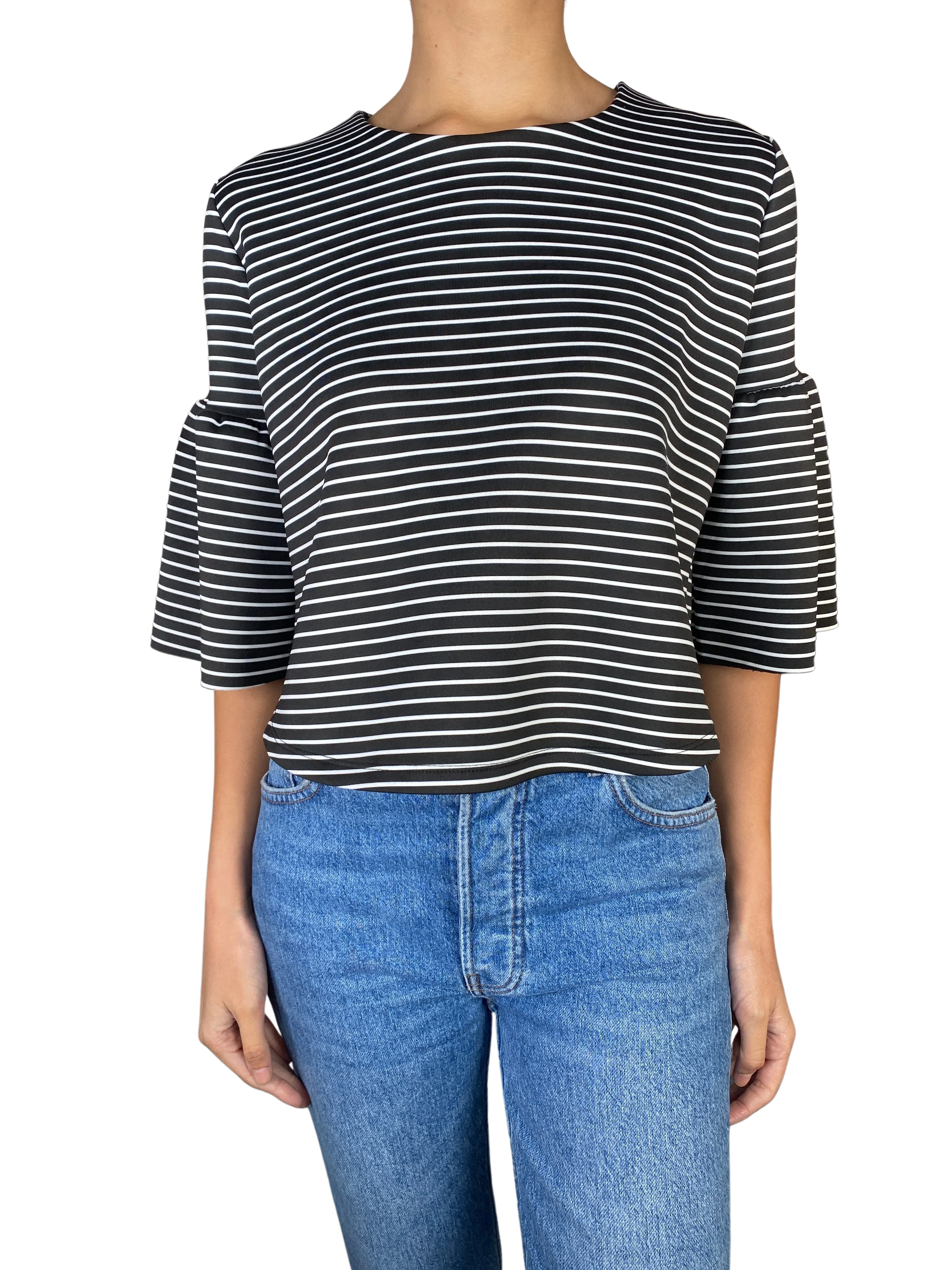 JAZMIN CHEBAR Polera de Rayas