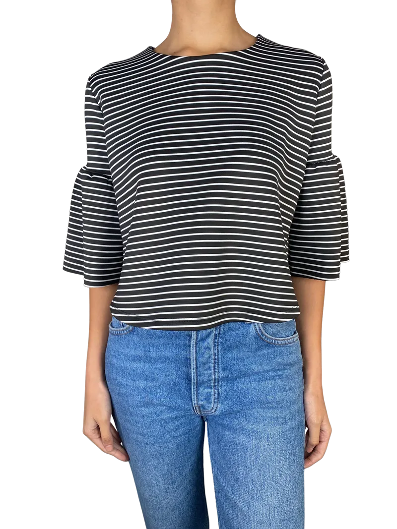 JAZMIN CHEBAR Polera de Rayas