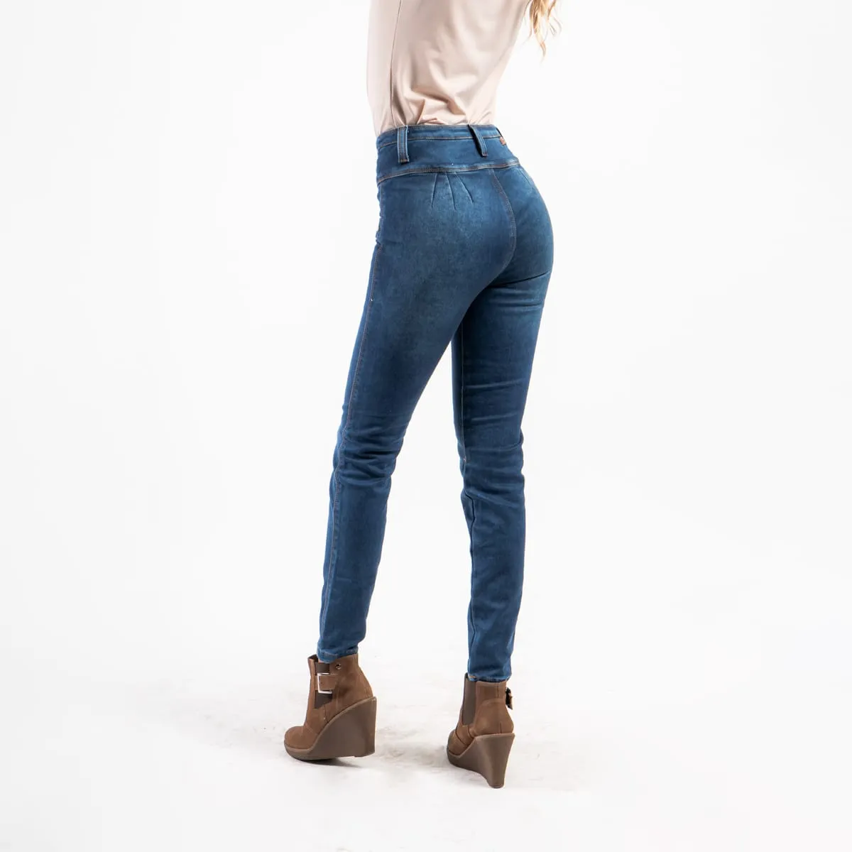 Jean Slim Tiro Alto Gold Whe