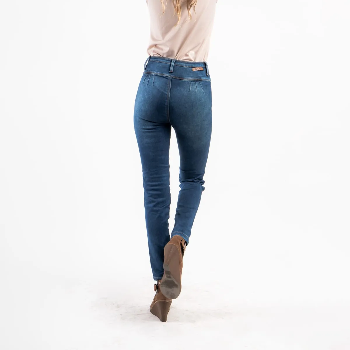Jean Slim Tiro Alto Gold Whe