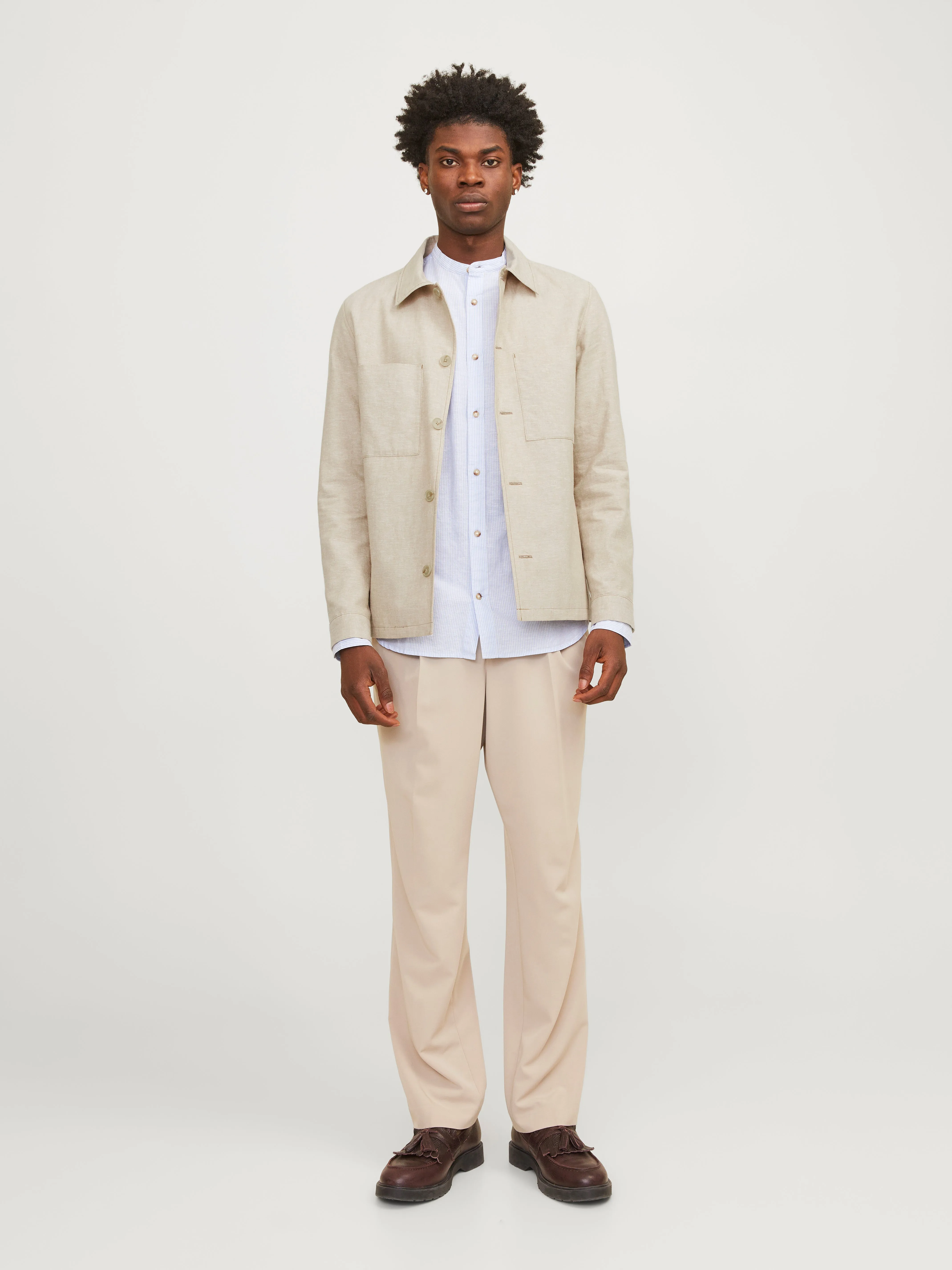 JPRRIVIERA Blazers Corte slim | Beige | Jack & Jones®