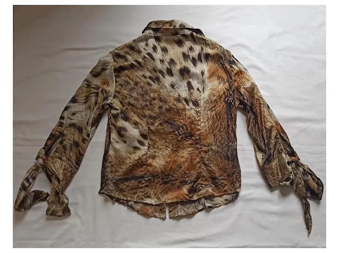 Just Cavalli Tops Castaño Beige 