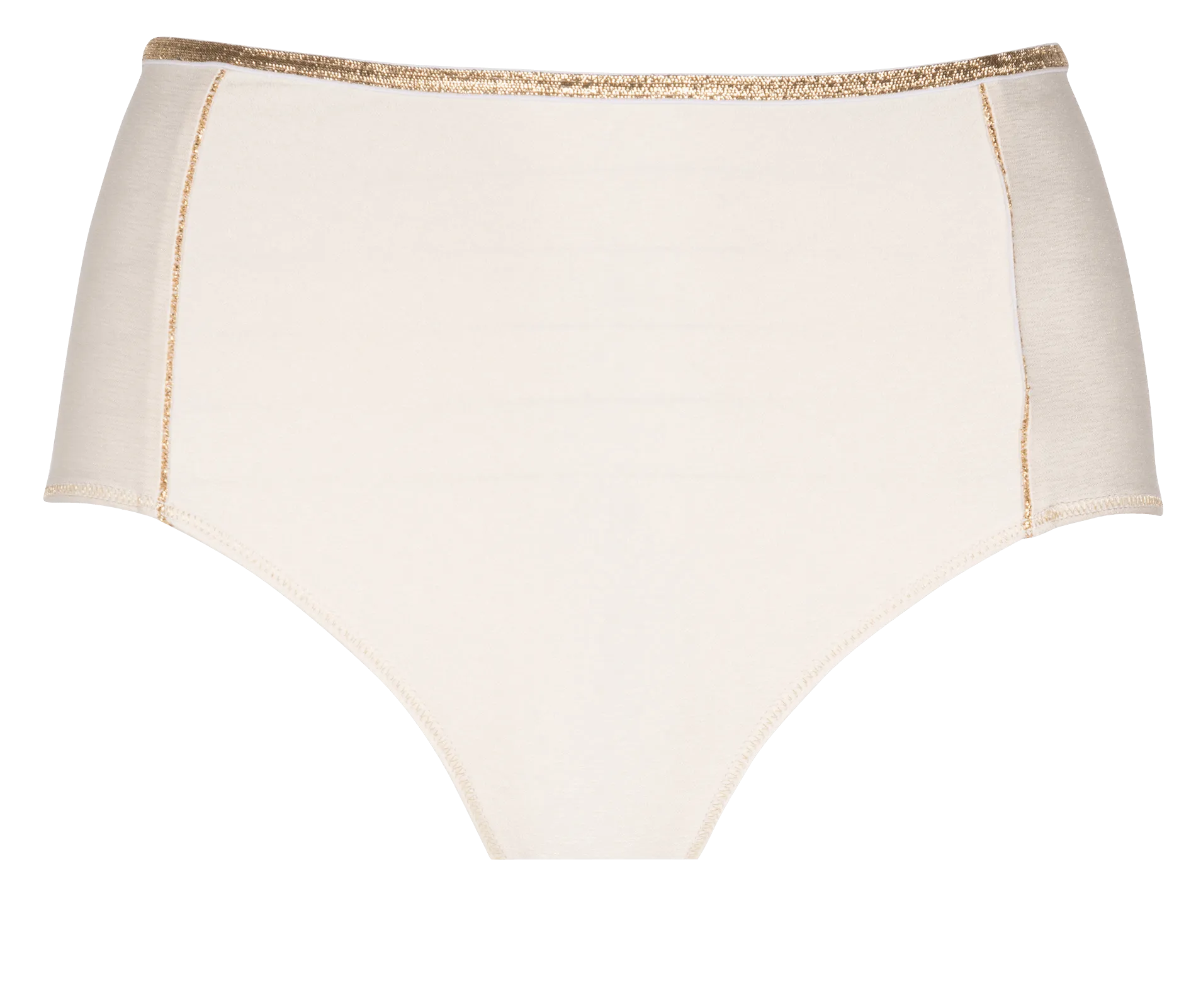 LA NOUVELLE Braguita de talle alto en beige