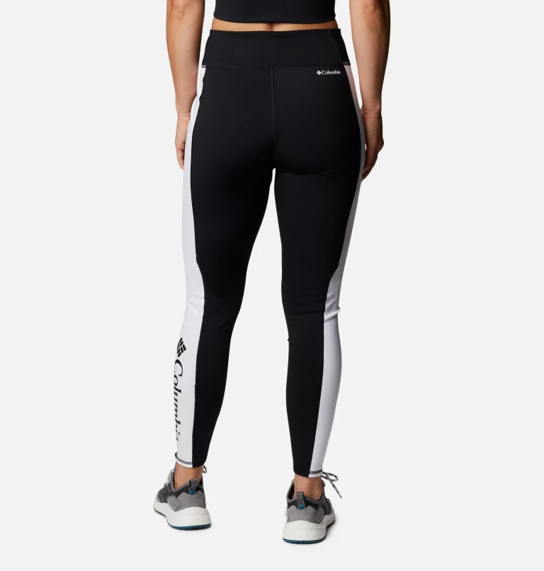 Legging Deportivo COLUMBIA Mallas River™ para mujer black/white Ref. 1933231011 AK2995 Negras banda blanca logo