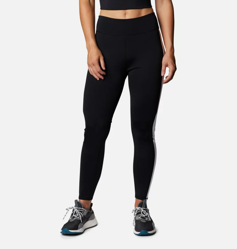 Legging Deportivo COLUMBIA Mallas River™ para mujer black/white Ref. 1933231011 AK2995 Negras banda blanca logo
