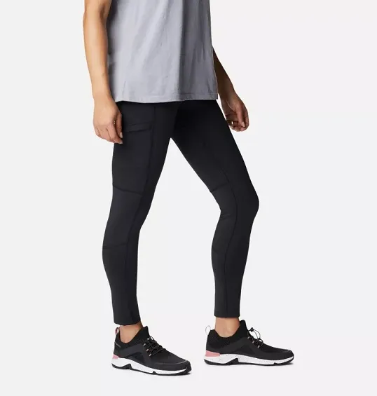 Legging Deportivo COLUMBIA Mujer Mallas Windgates™ II Black Ref. 1981561010 negro con bolsillo lateral