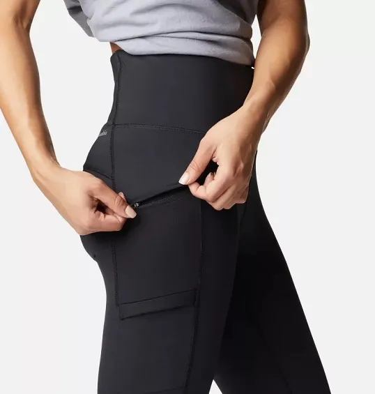 Legging Deportivo COLUMBIA Mujer Mallas Windgates™ II Black Ref. 1981561010 negro con bolsillo lateral