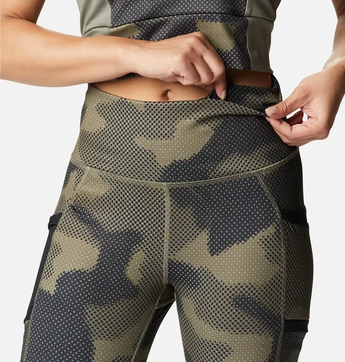 Legging Deportivo COLUMBIA Mujer Mallas Windgates™ II Stone Green Spotted Camo Ref. 1981561397 camuflaje con bolsillo lat