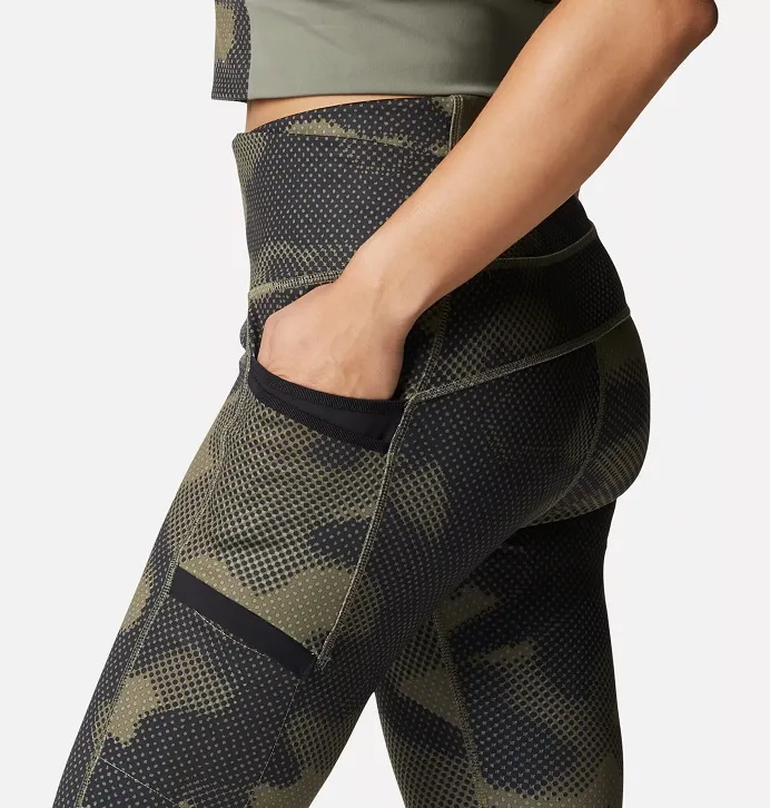 Legging Deportivo COLUMBIA Mujer Mallas Windgates™ II Stone Green Spotted Camo Ref. 1981561397 camuflaje con bolsillo lat