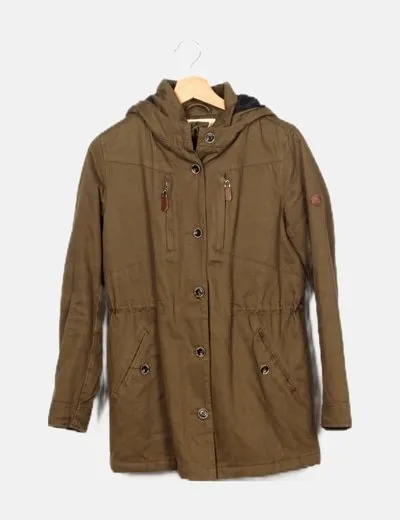 Lucky Ladies Parka verde básica