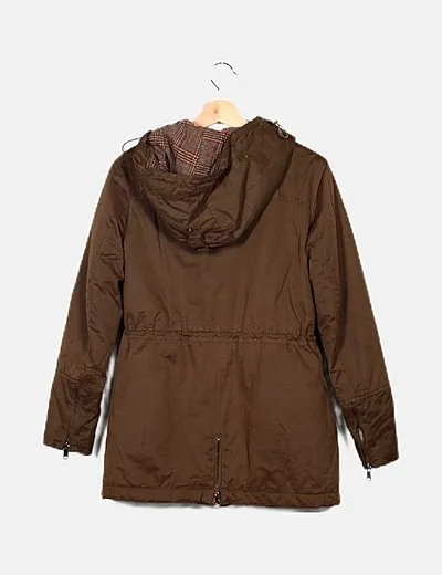 Lucky Ladies Parka verde con capucha