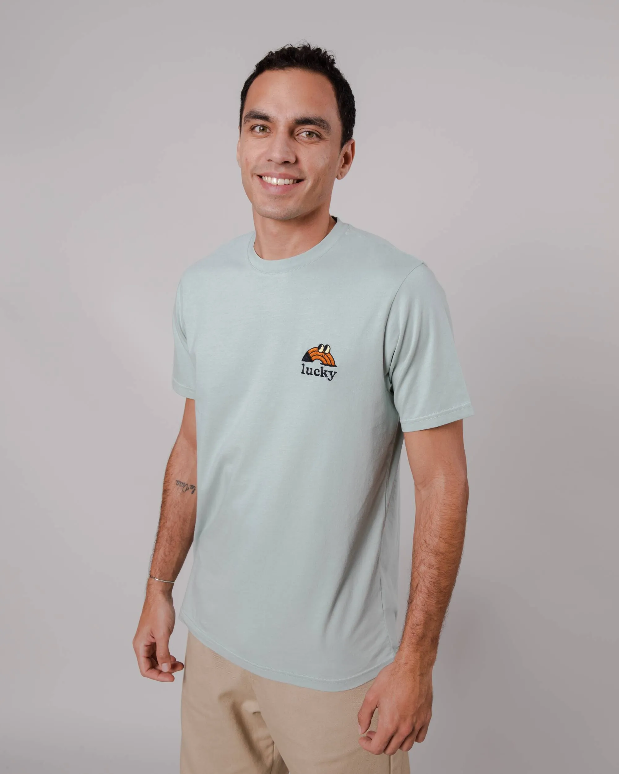 LUCKY TSHIRT PALE GREEN