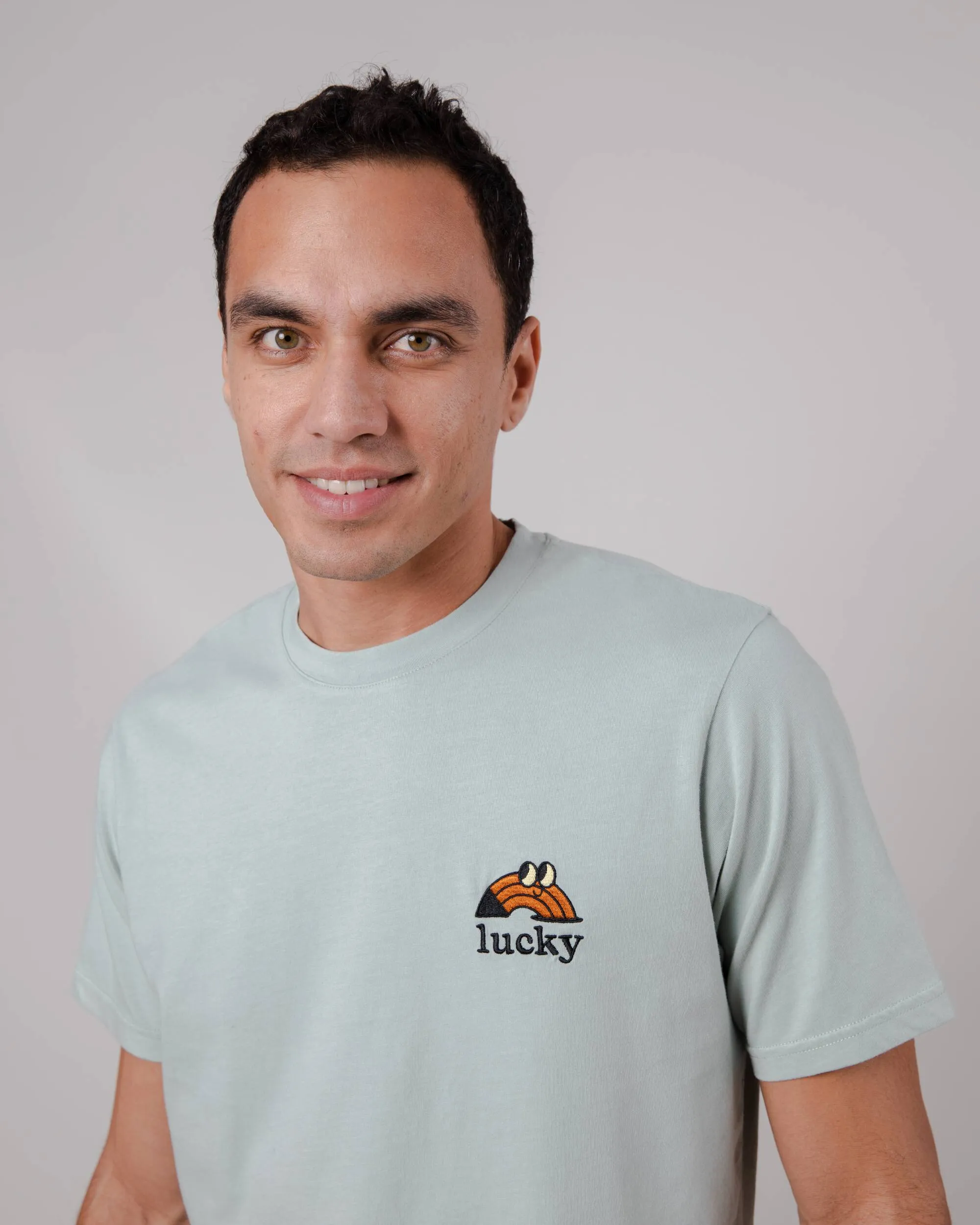 LUCKY TSHIRT PALE GREEN
