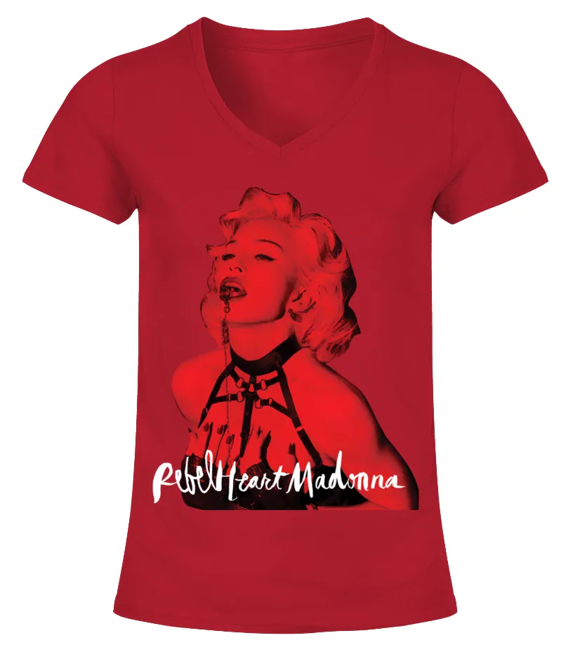 Madonna RD (1) Camiseta cuello pico Mujer
