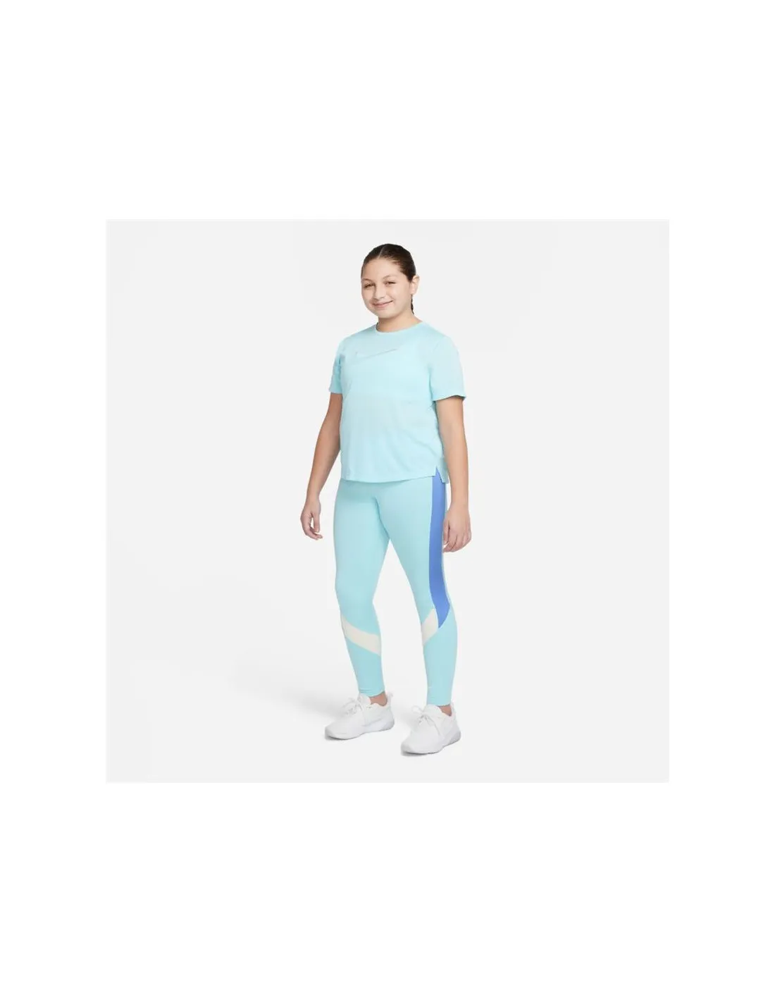 MALLAS NIKE DRIFIT ONE GIRLS BLUE