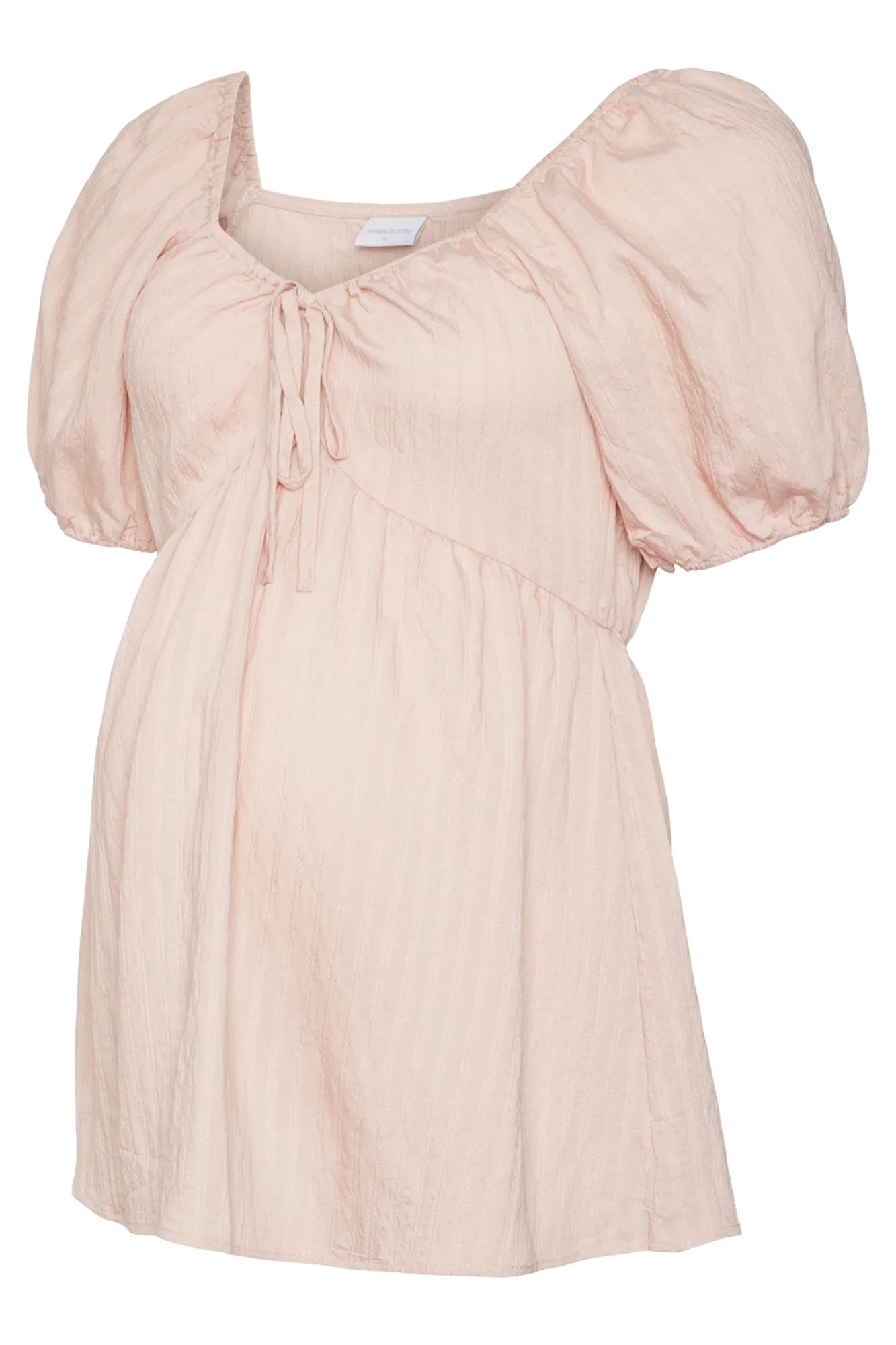 Mamalicious Top de manga corta abullonada maternity y lactancia