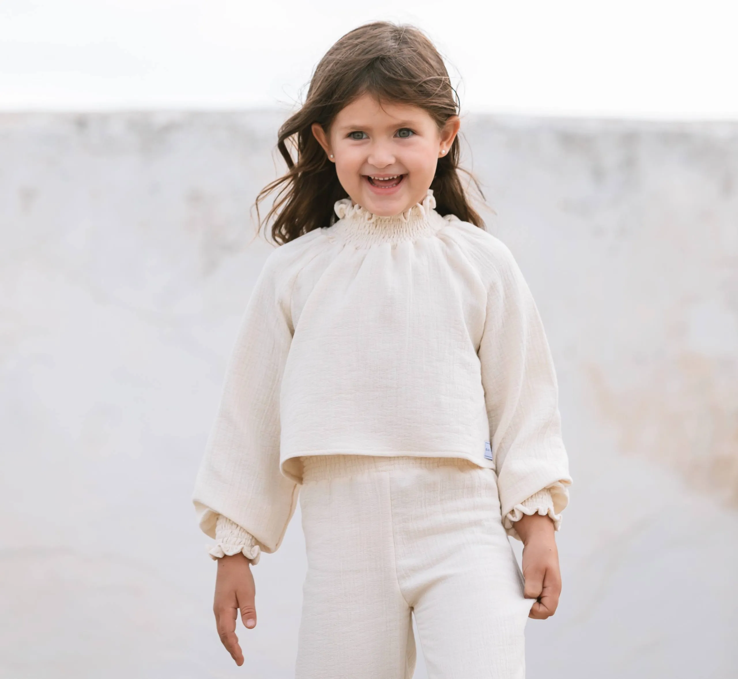 Mini Top Acolchado Beige