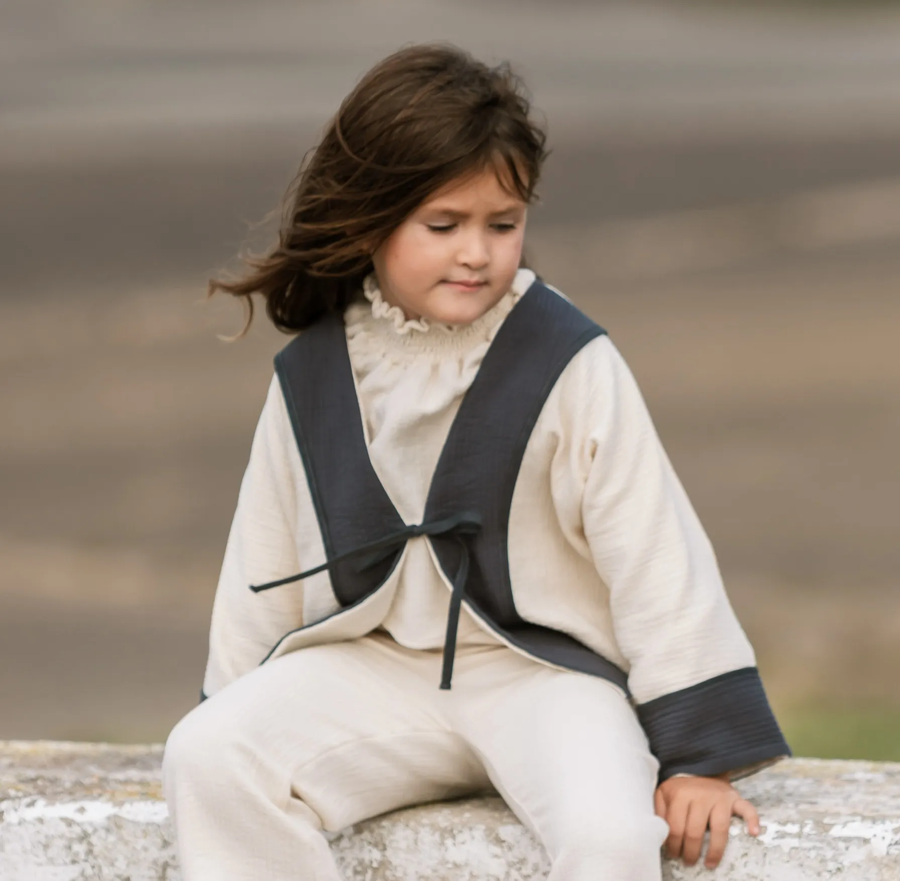 Mini Top Acolchado Beige