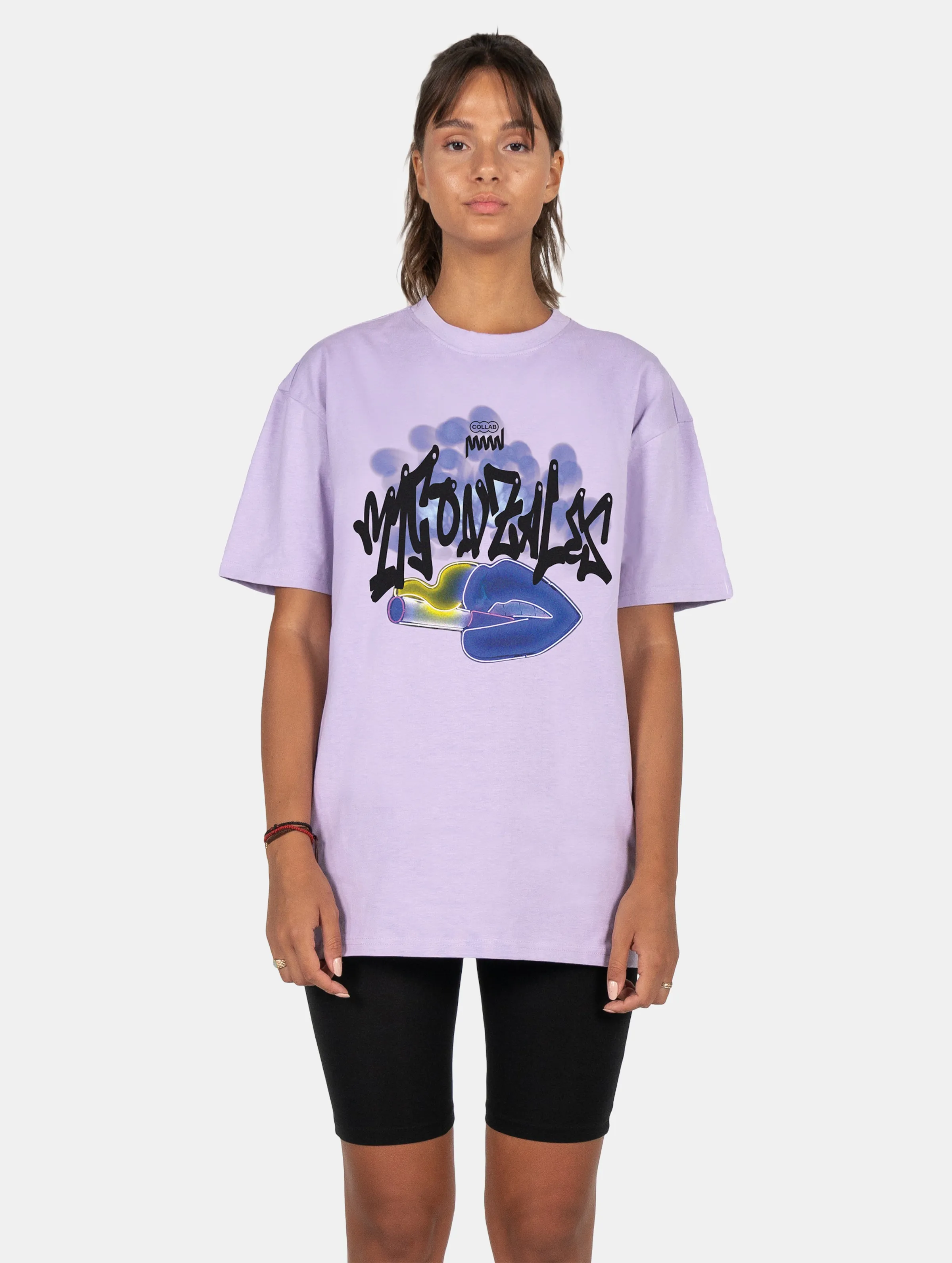 MJ GONZALES LADIES KISS X HEAVY OVERSIZED TSHIRTS