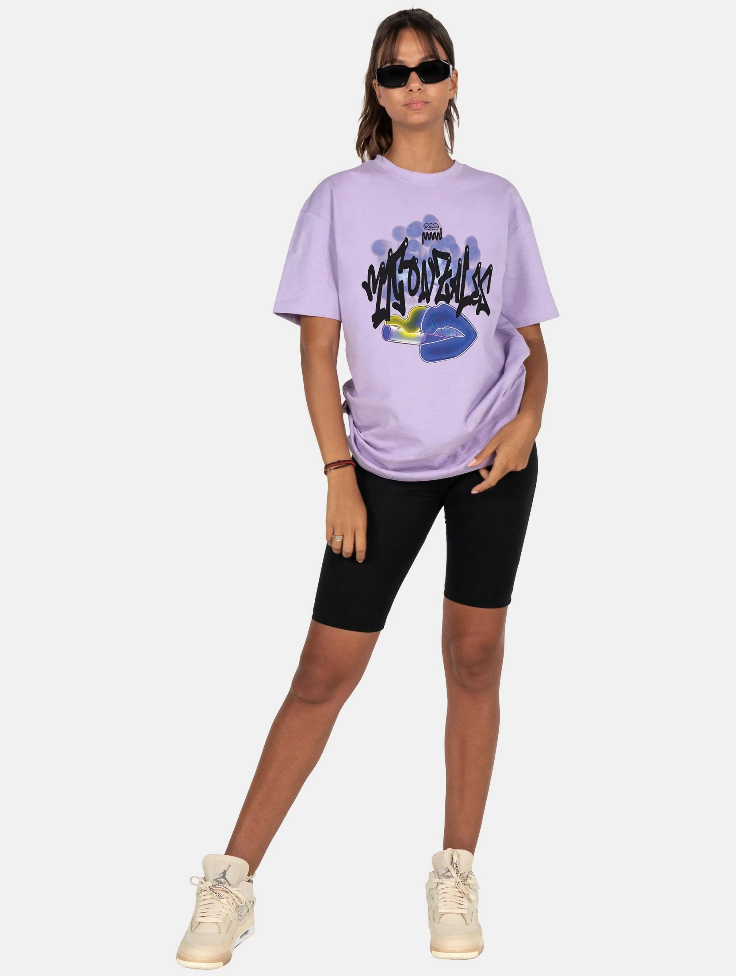 MJ GONZALES LADIES KISS X HEAVY OVERSIZED TSHIRTS