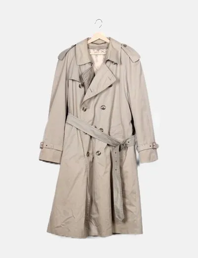 NoName Gabardina beige básica